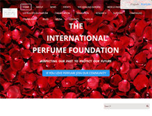 Tablet Screenshot of perfumefoundation.org